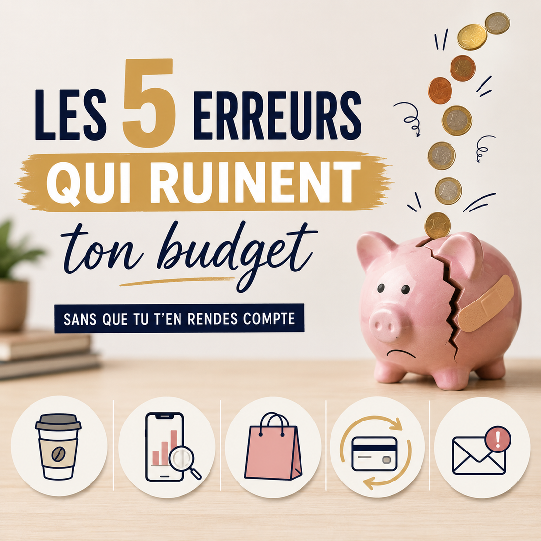 Les 5 erreurs qui ruinent ton budget… sans que tu t’en rendes compte 💸